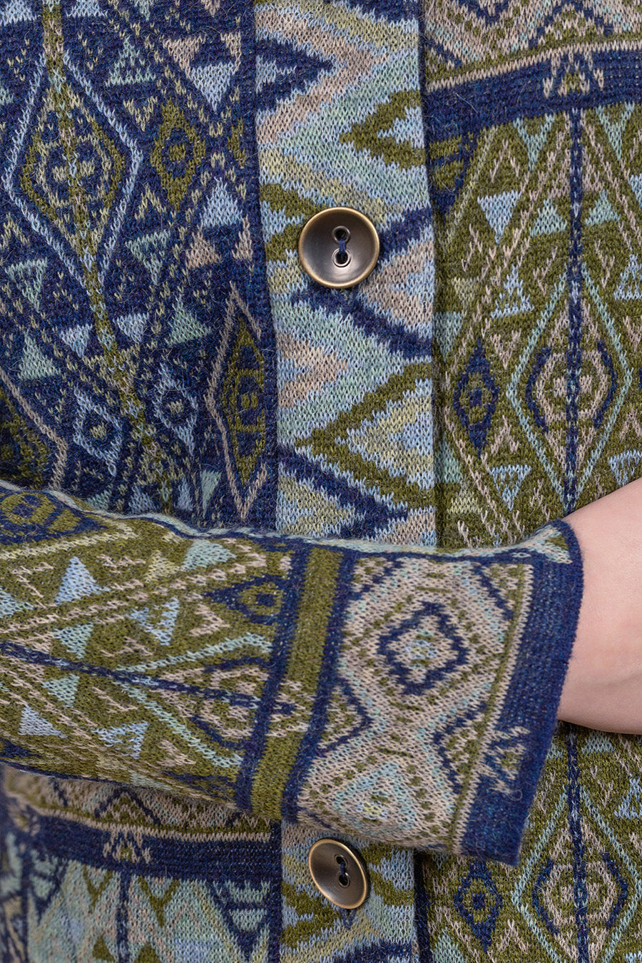 Valle Cardigan Baby Alpaca Color Astral