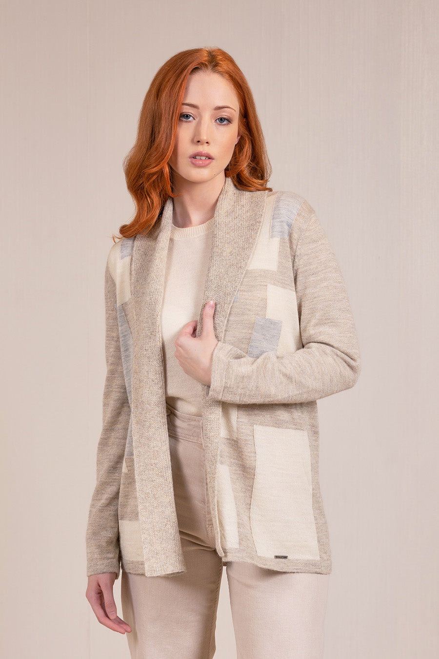 Vania Cardigan Baby Alpaca Color Tacama