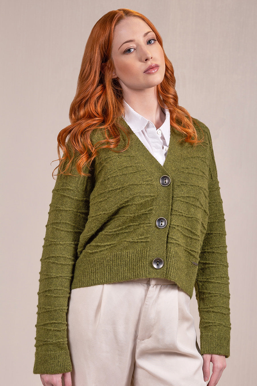 Valery Cardigan Baby Alpaca Color Avocado