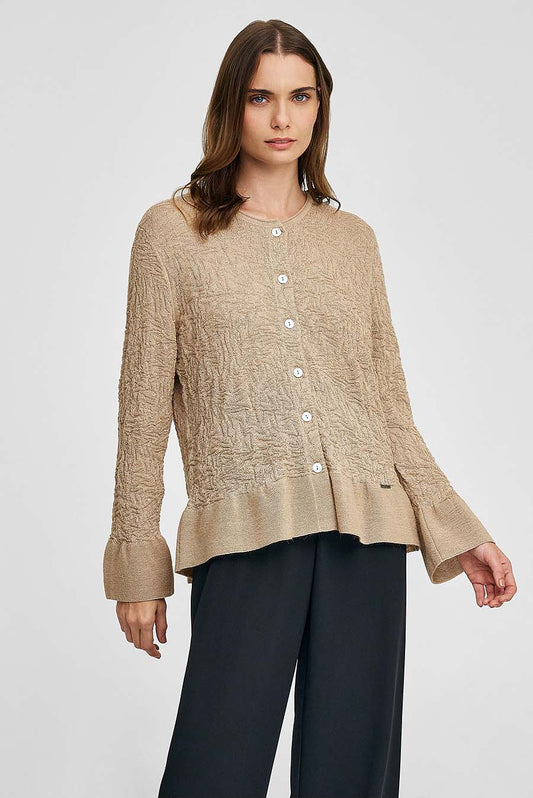 Cárdigan Wake Up Baby Alpaca Color Beige