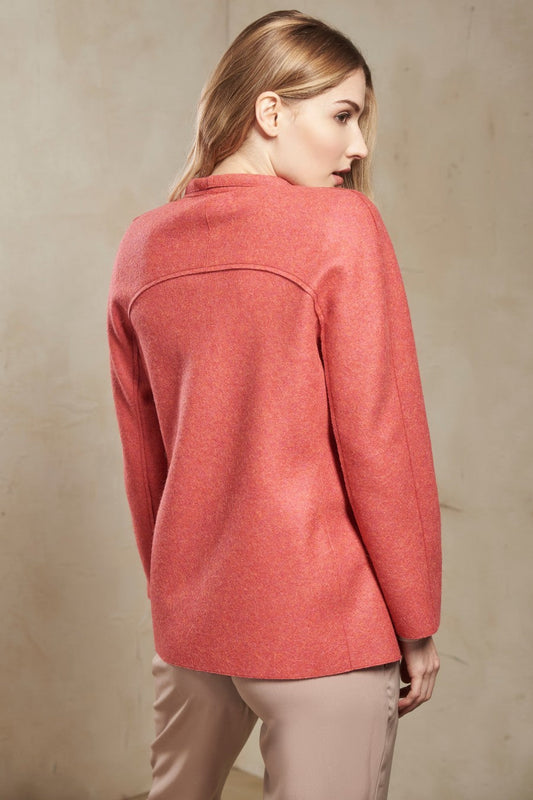 Chaqueta Salzburgo de Alpaca y Lana Color Cayena