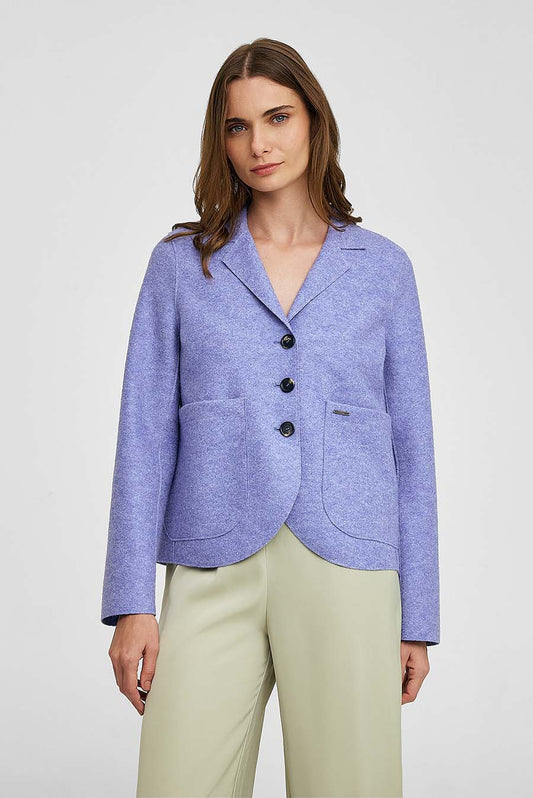 Abrigo Wellness Alpaca Color Morado