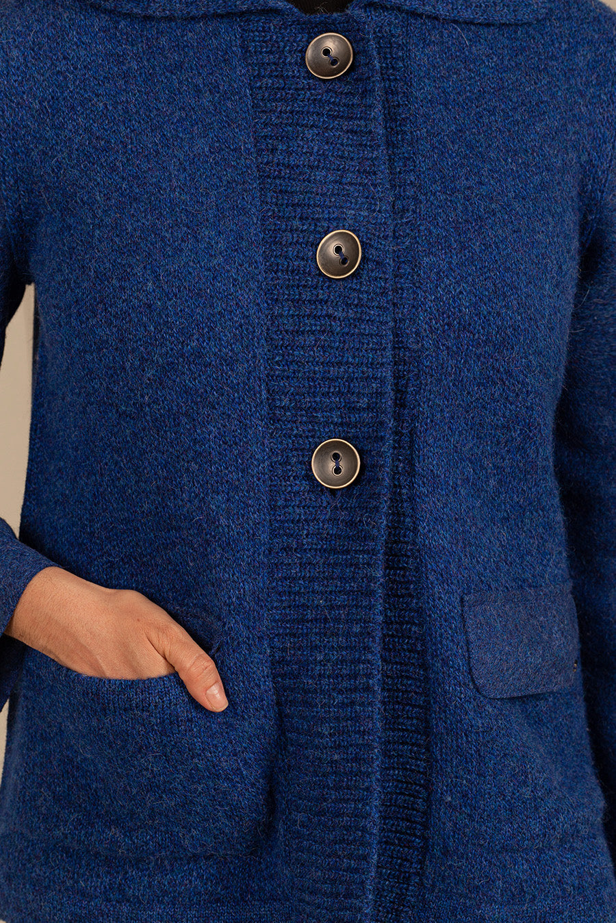 Unico Cardigan Baby Alpaca Color Bluestone