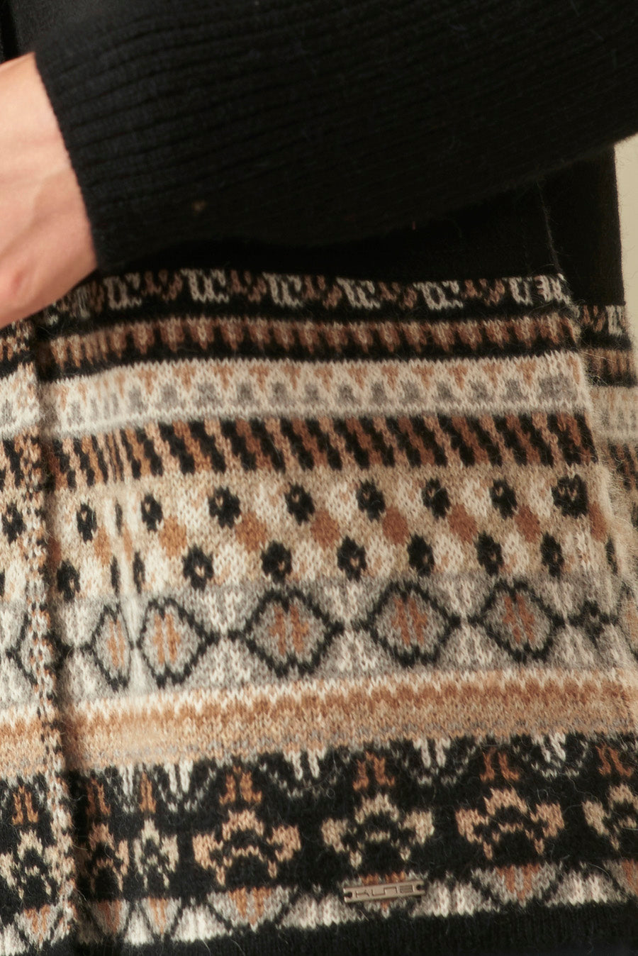 Unalma Cardigan Baby Alpaca Color Black