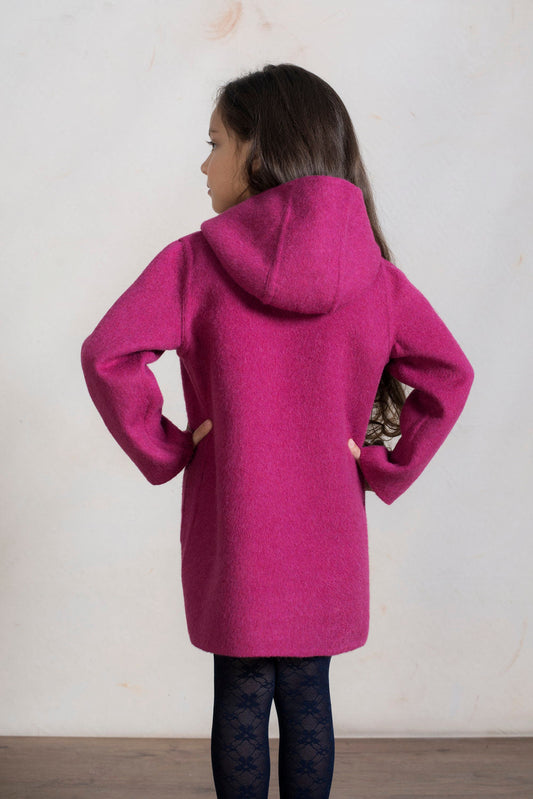 Anastasia Niña Chaqueta Baby Alpaca &amp; Lana Color Bitter &amp; Capulina