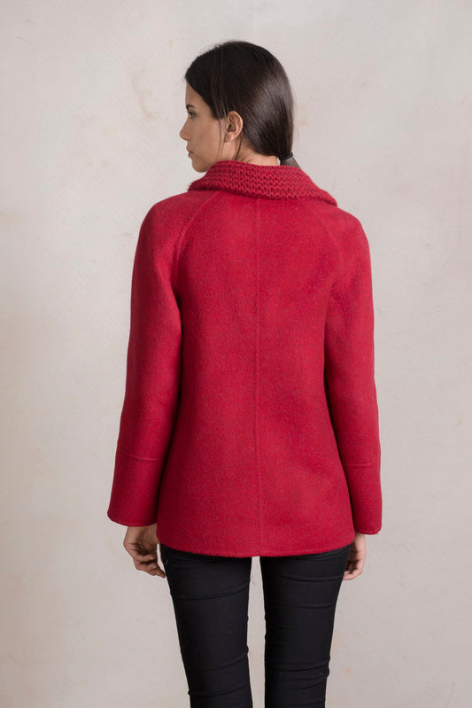 Chaqueta Rapture Baby Alpaca y Lana Color Torata