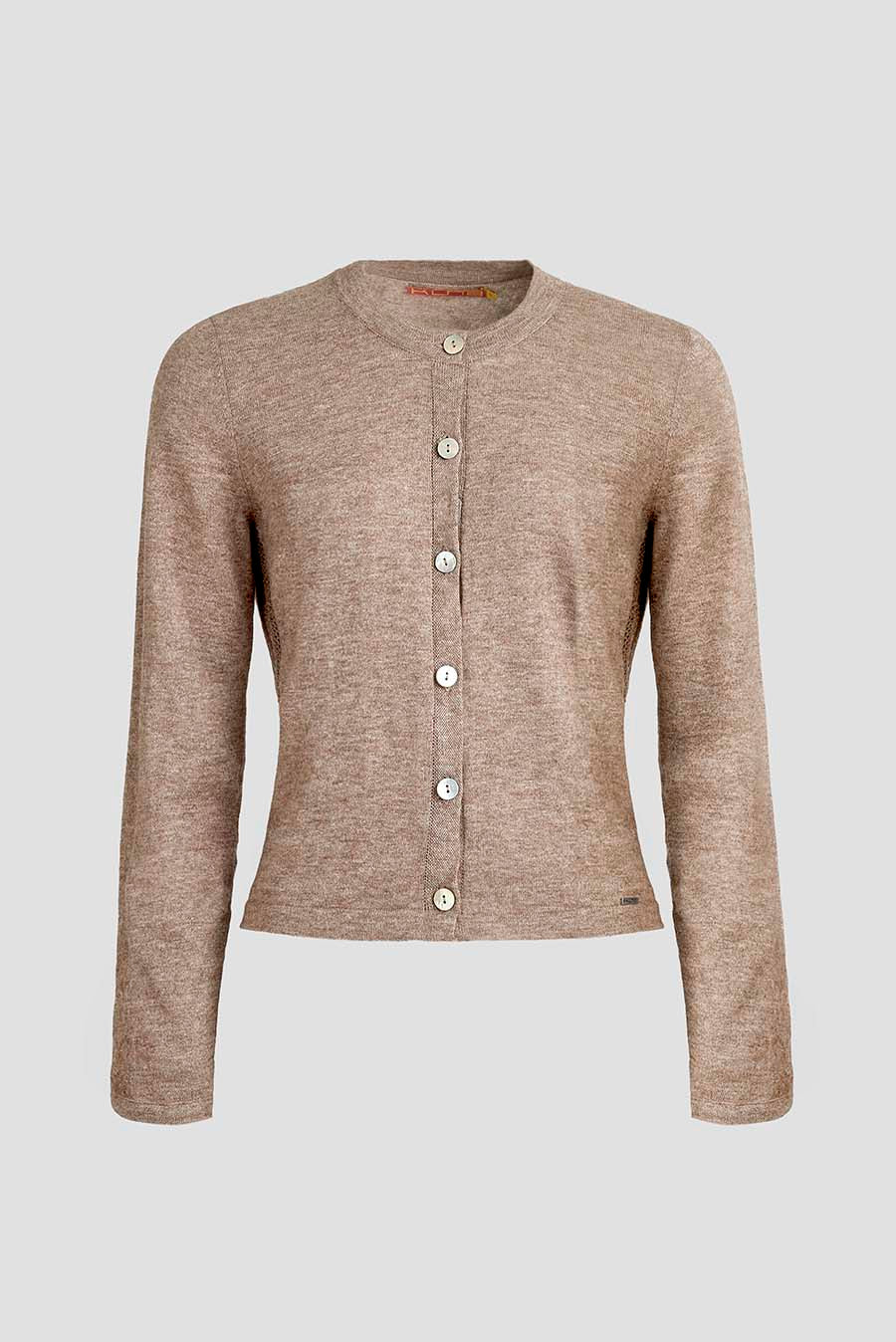Wanderers Cardigan Baby Alpaca Color Arcilla