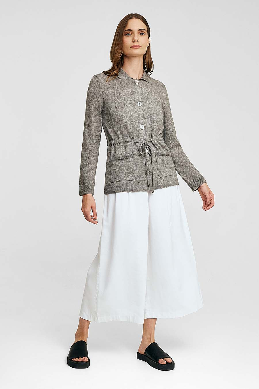 Wallis Cardigan Baby Alpaca Color Paloma