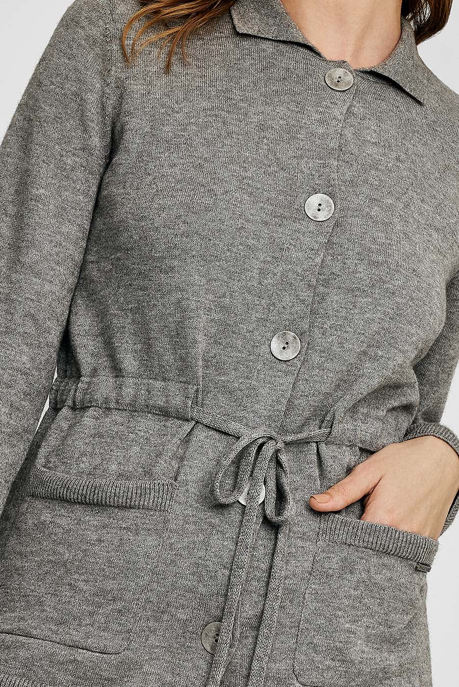 Wallis Cardigan Baby Alpaca Color Paloma