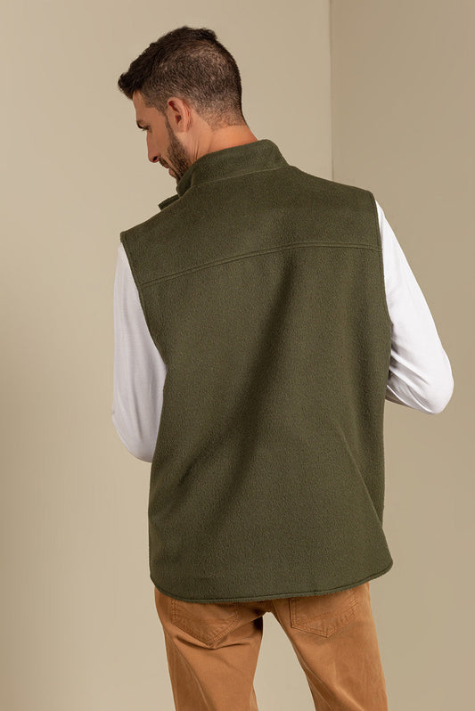 Urs Chaleco Baby Alpaca Color Militar