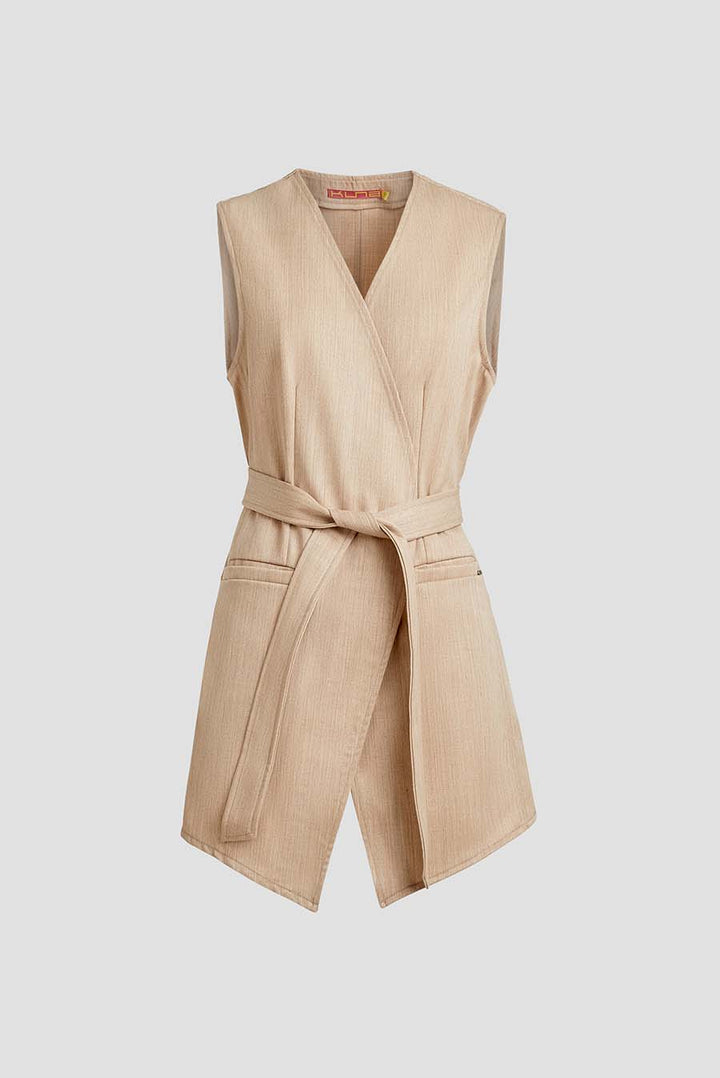 Wise Vest Baby Alpaca Color Beige