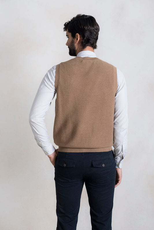 Chaleco Recall Baby Alpaca Color Camel