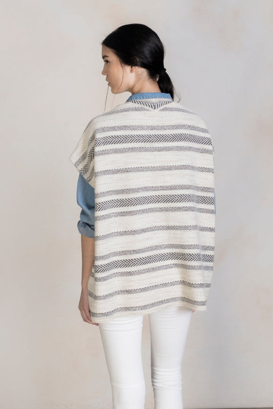 Chaleco Ferrocarril Bebé Alpaca Color Paja