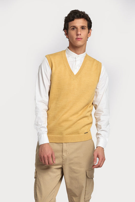 Chaleco Abel Baby Alpaca Color Amarelo