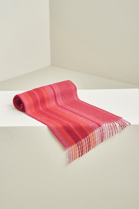 Bufanda Pearshap Baby Alpaca Color Rojo