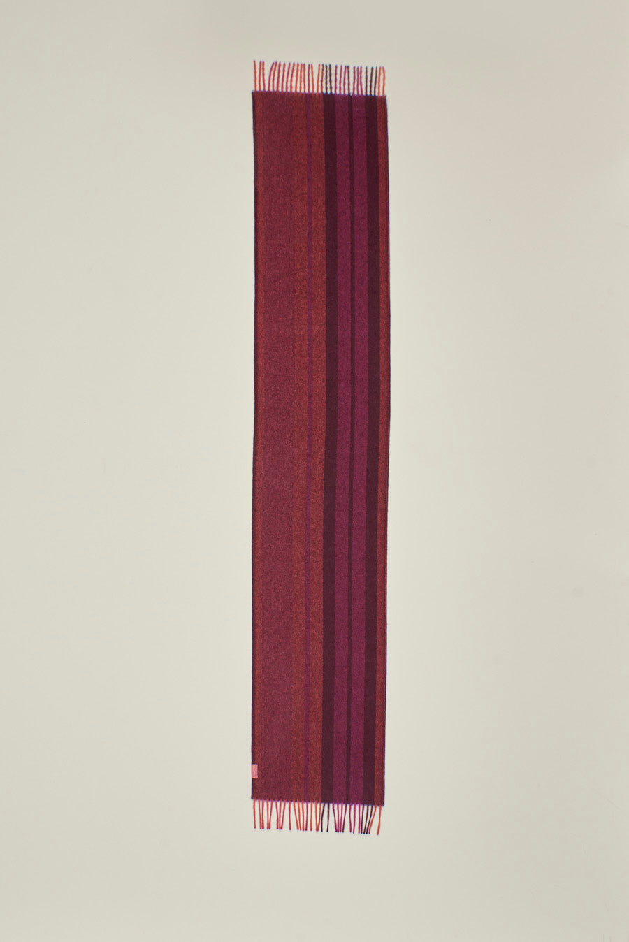 Pearshap Guinda Scarf Baby Alpaca Color Burgundy