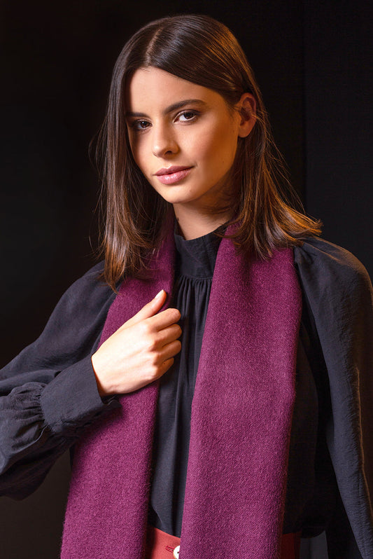 Jamas Bufanda Royal Alpaca Color Guinda