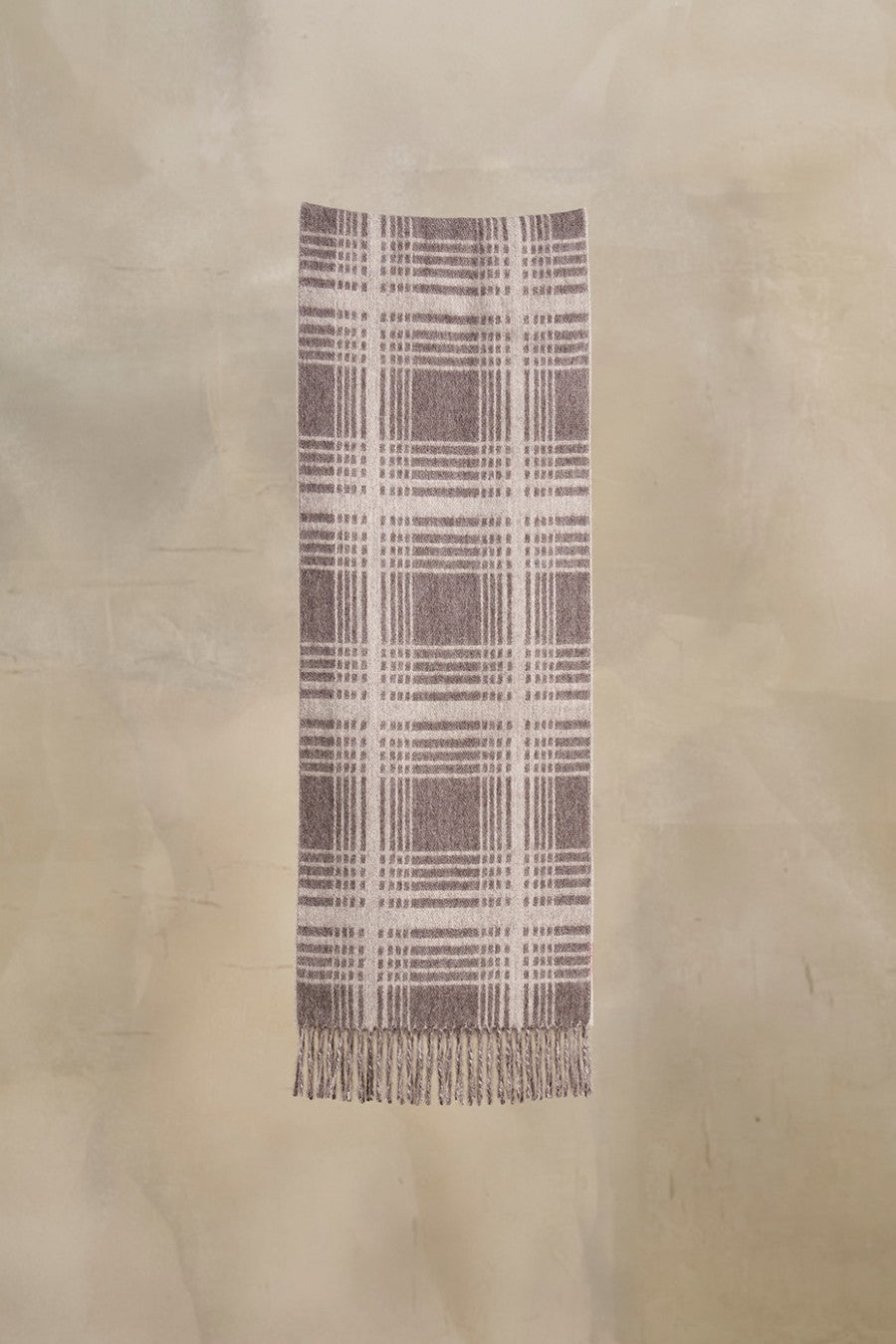 Race Scarf Baby Alpaca Color Grey