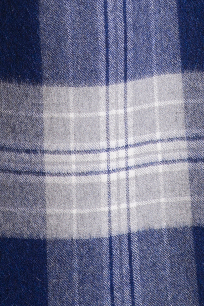 Bufanda Real Baby Alpaca Color Azul Marino