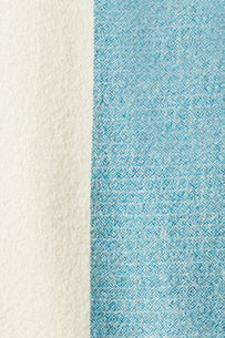 Trasera - Bufanda Baby Alpaca Color Turquesa