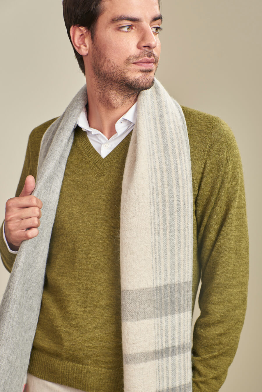 Pelagie B Scarf Baby Alpaca Color Beige
