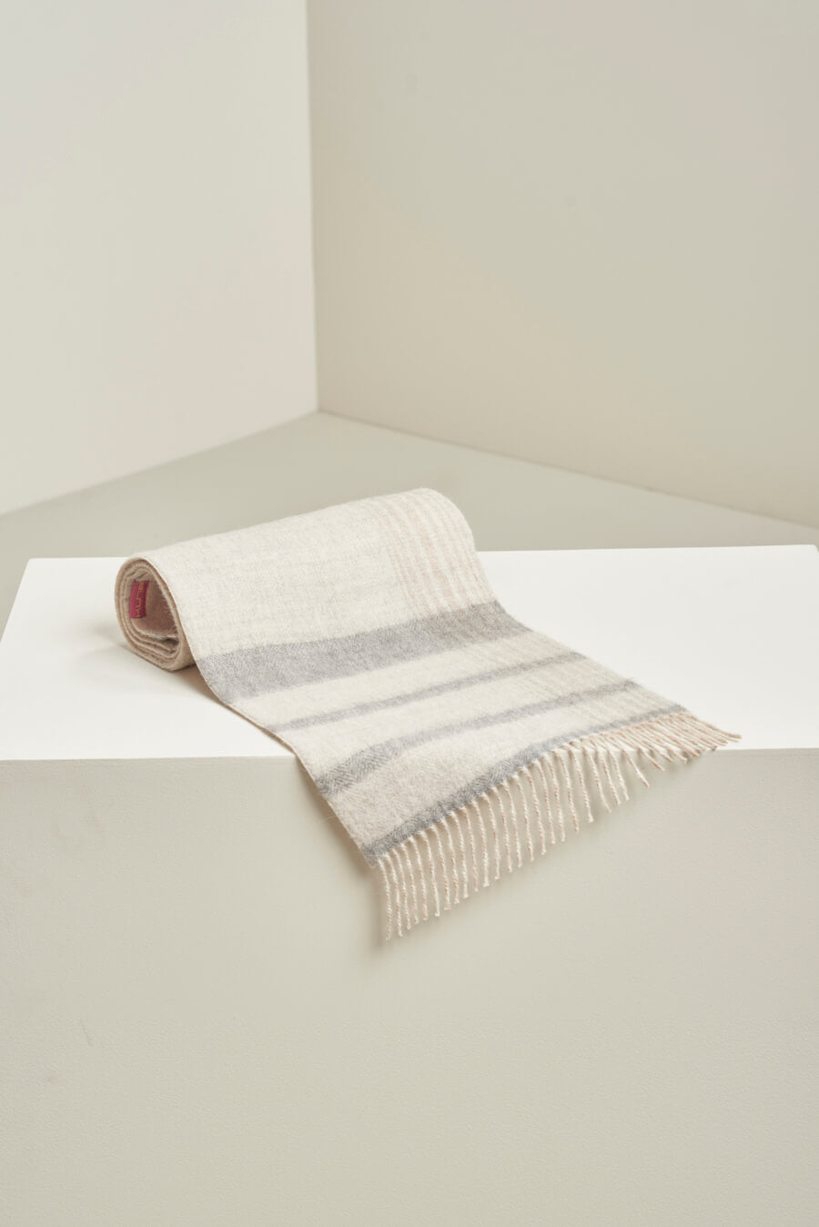 Pelagie B Scarf Baby Alpaca Color Ecru