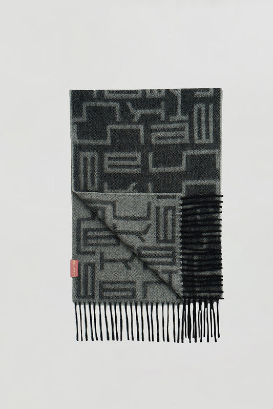 Nosotros Bufanda Baby Alpaca Color Negro