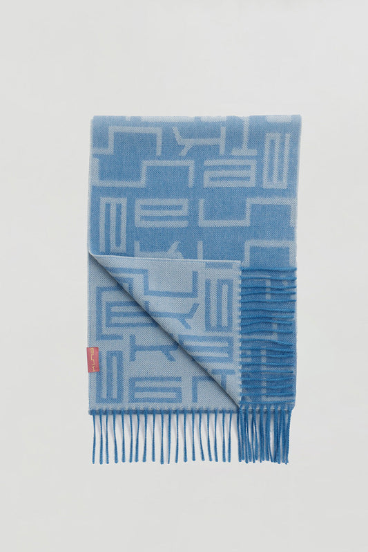 Nosotros Bufanda Baby Alpaca Color Azul