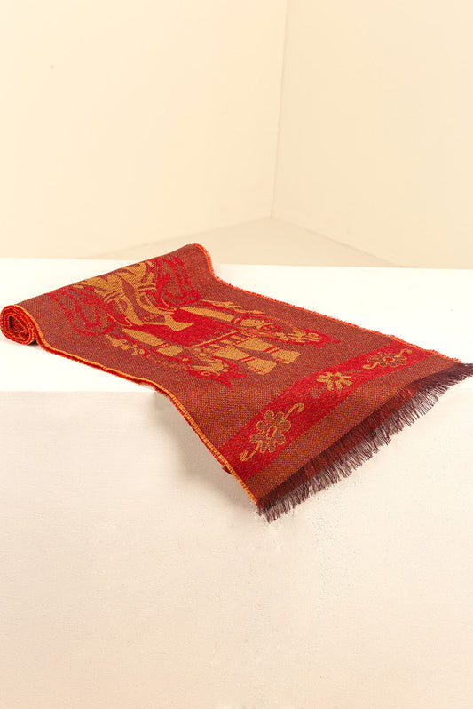 Nazca - 38 Bufanda Baby Alpaca Color Guinda