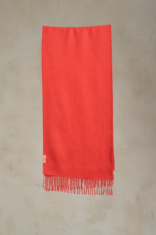 Bufanda Pazzo Baby Alpaca Color Rojo