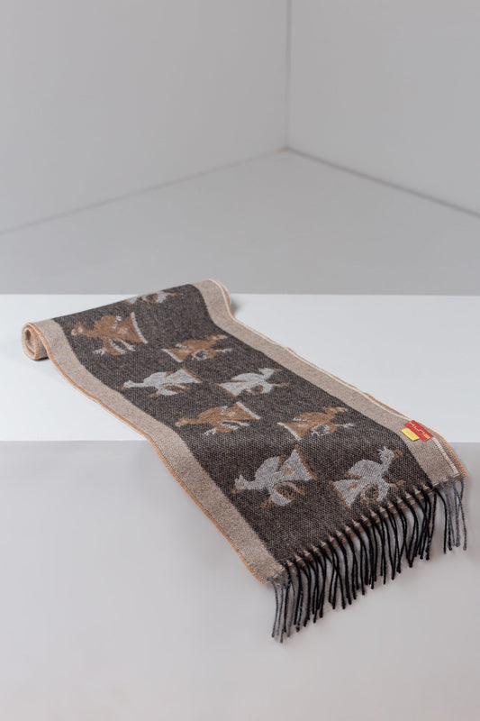 Nazca - 19 Bufanda Baby Alpaca Color Gris
