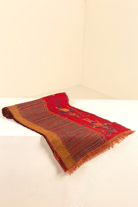Nazca - 15 Bufanda Baby Alpaca Color Rojo