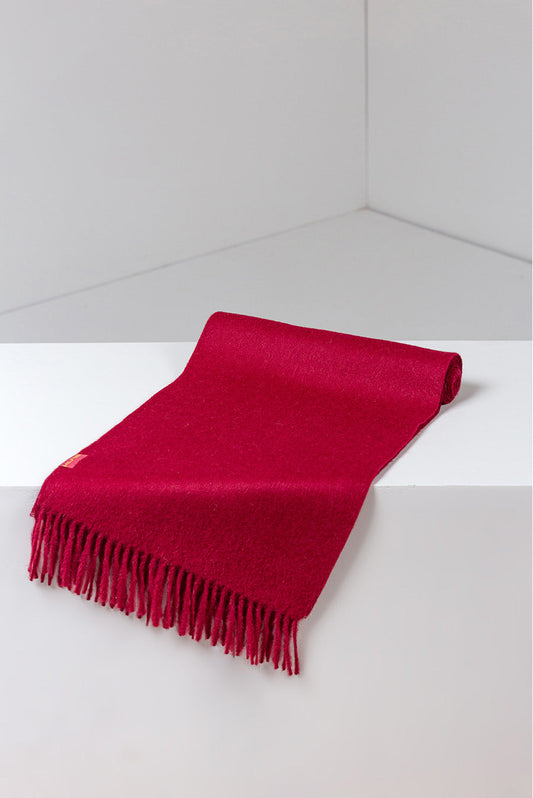 Bufanda Adrian Baby Alpaca Color Rojizo