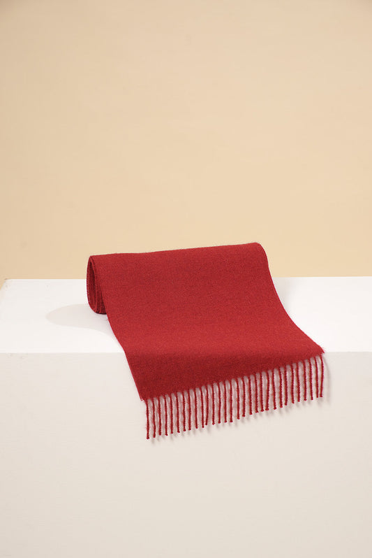 Bufanda Adrian Baby Alpaca Color Rojo