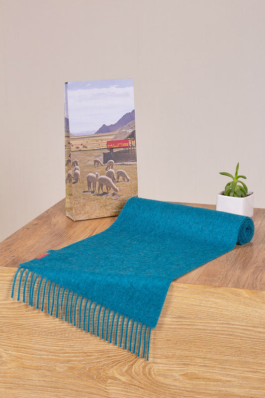 Bufanda Adrian Baby Alpaca Color Diesel