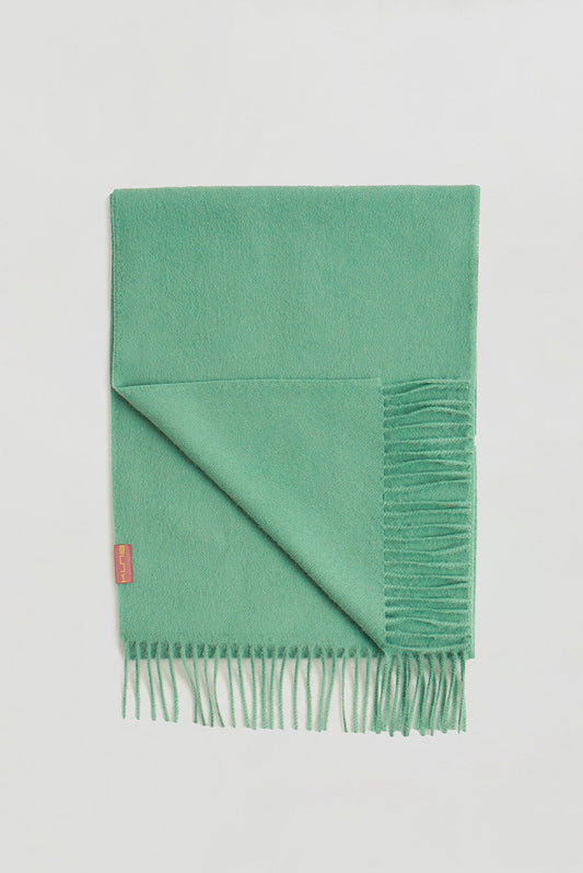 Bufanda Adrian Baby Alpaca Color Verde Agua