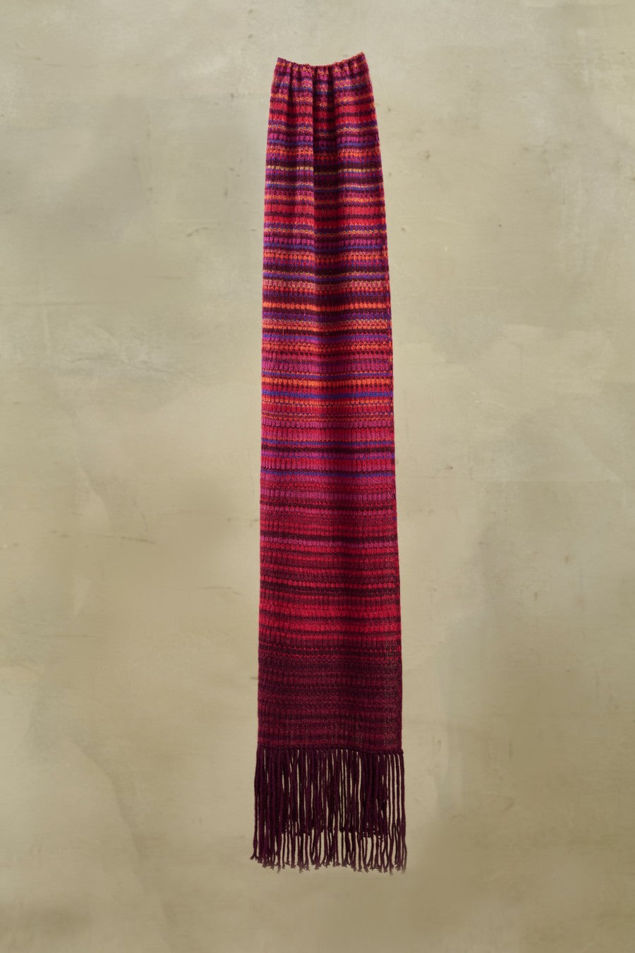 Bufanda Rapsody Baby Alpaca Color Ruibarbo