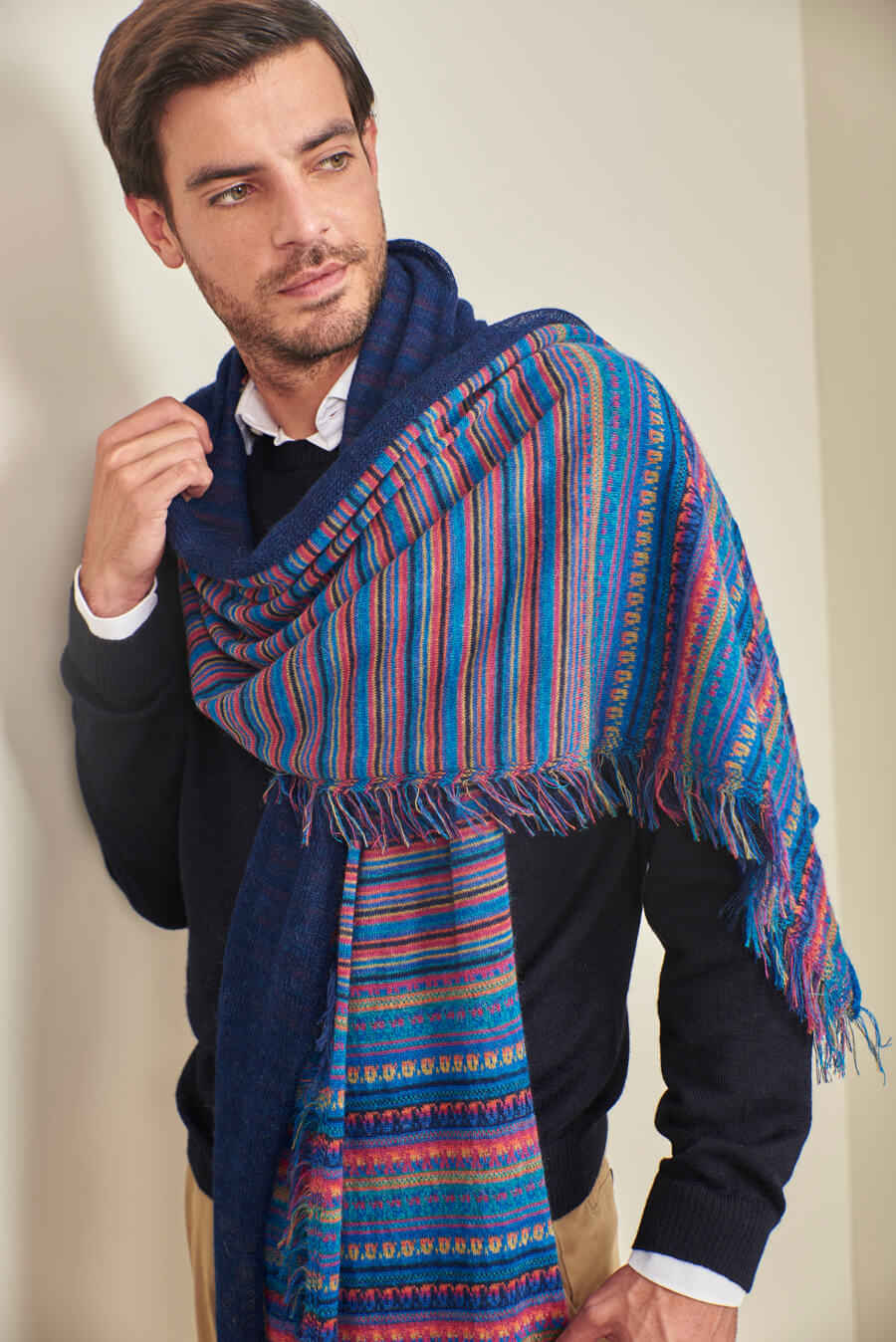 Pluma Scarf Baby Alpaca Color Astral