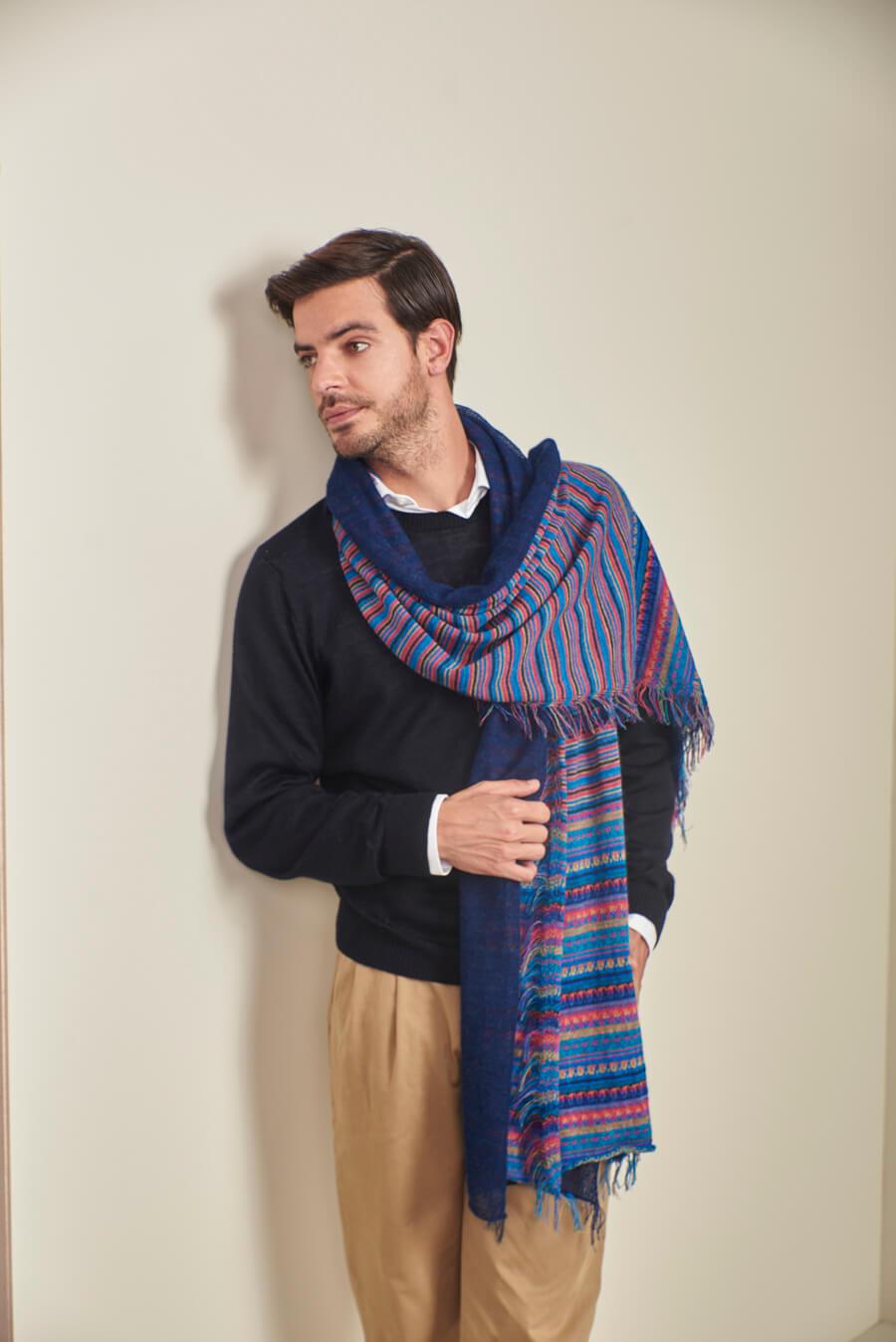 Pluma Scarf Baby Alpaca Color Astral