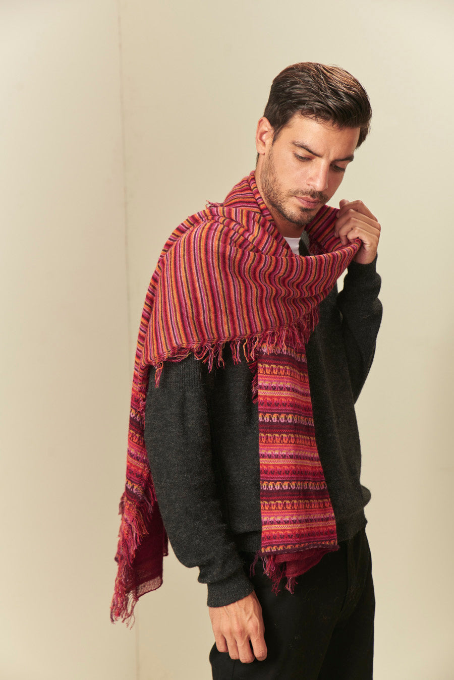 Pluma Scarf Baby Alpaca Color China