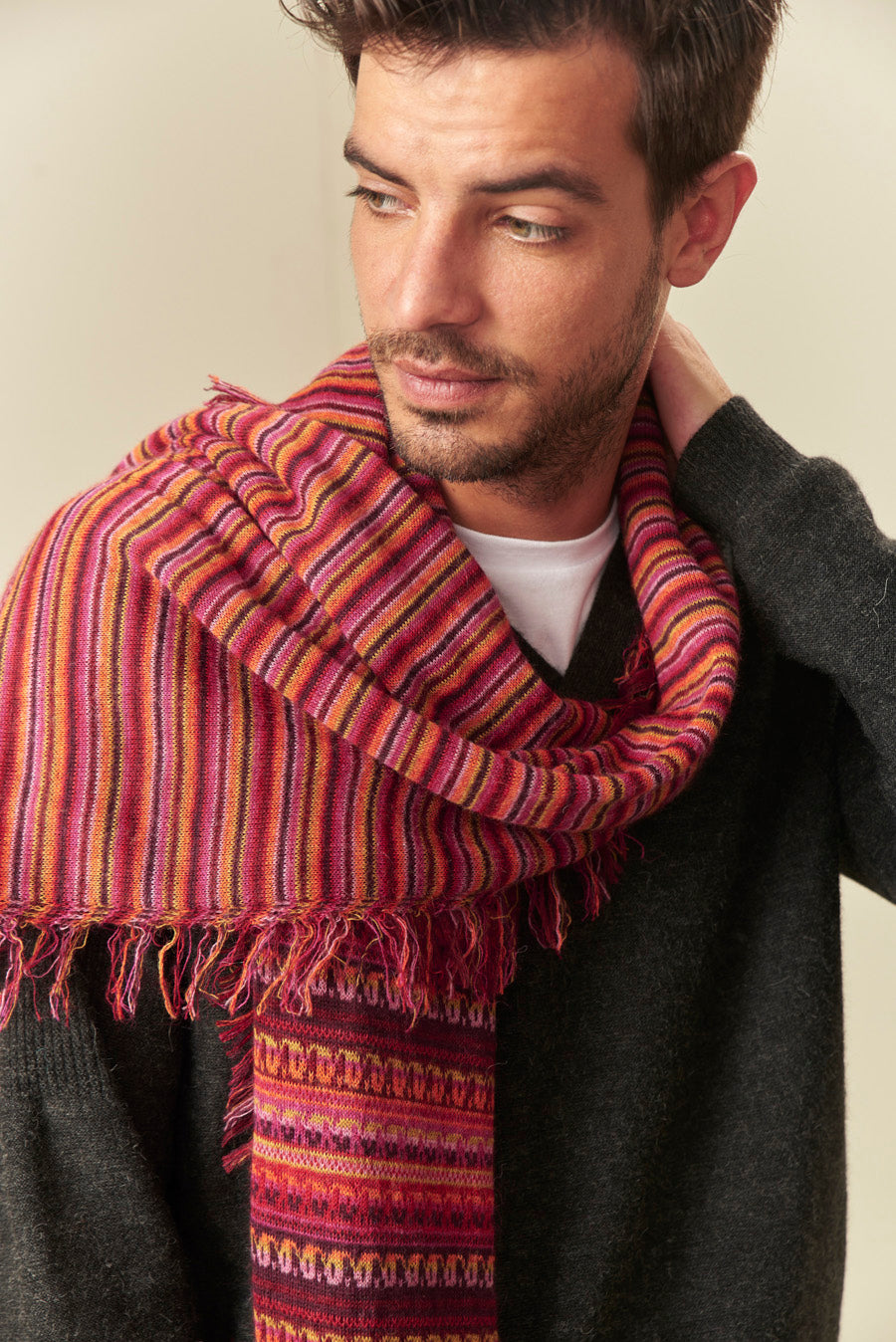 Pluma Scarf Baby Alpaca Color China