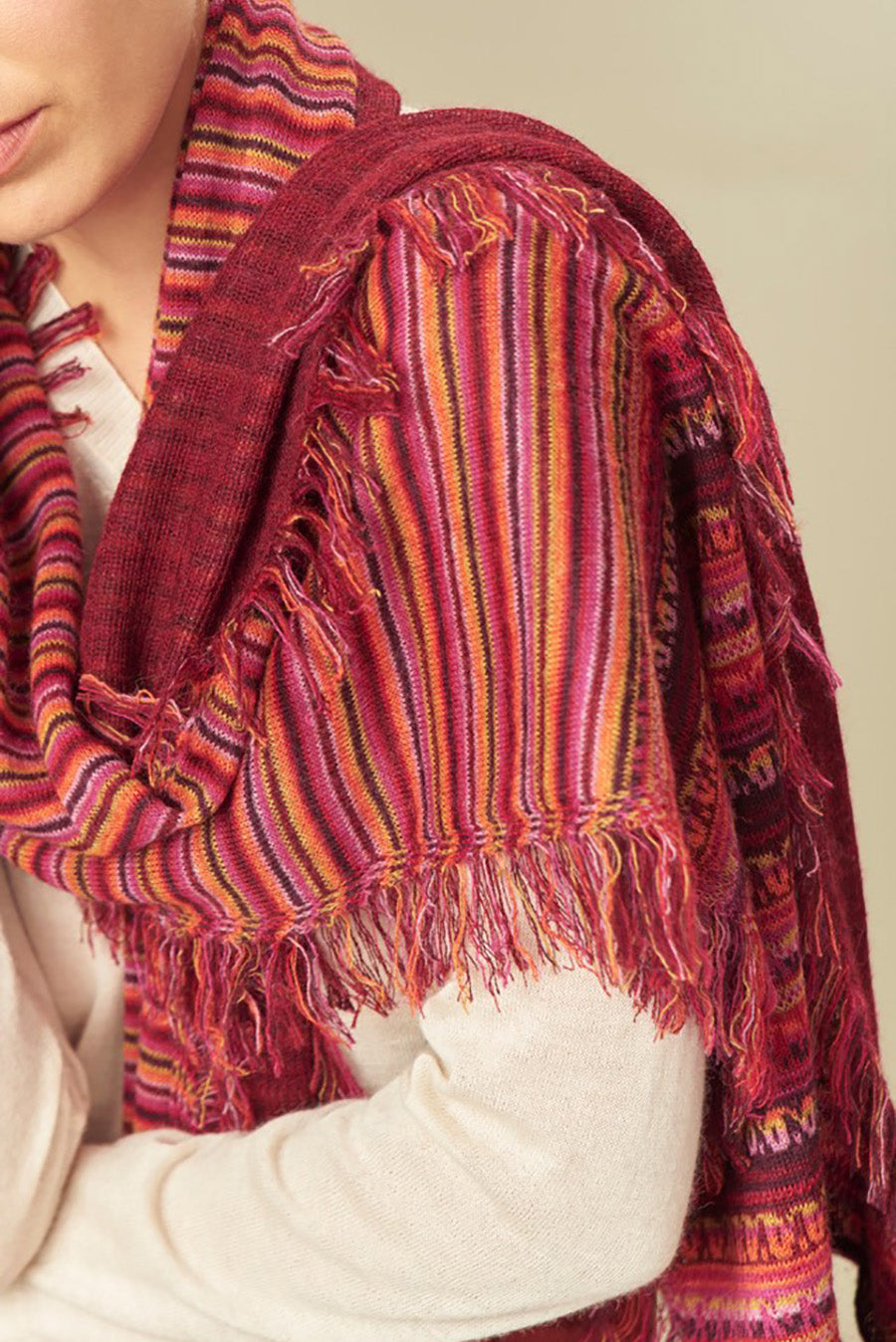 Pluma Scarf Baby Alpaca Color China