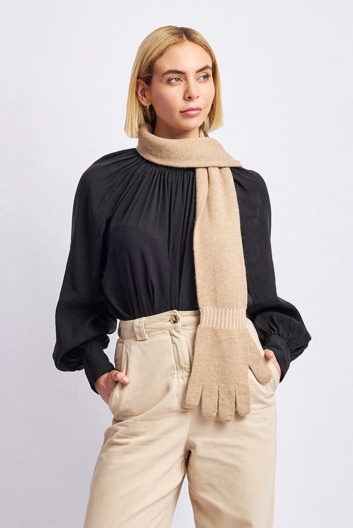 Witty Scarf Baby Alpaca Color Chanterelle