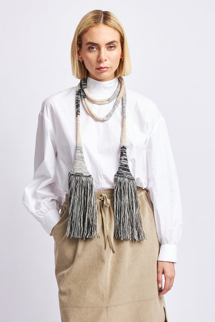 Woirel Scarf Baby Alpaca Color Black