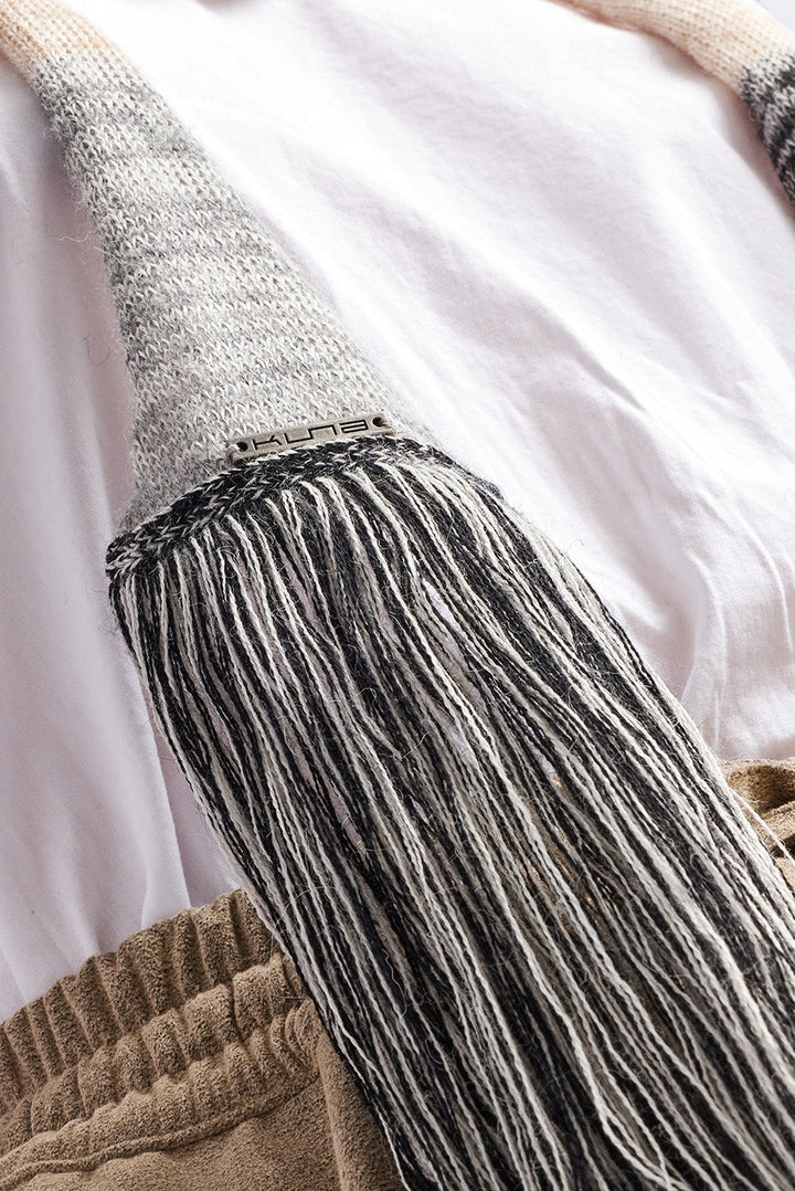 Woirel Scarf Baby Alpaca Color Black