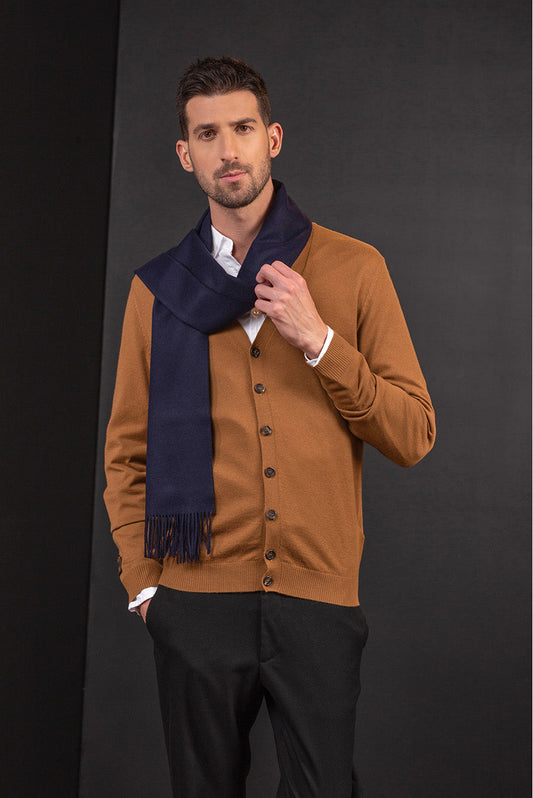 Bufanda Bex Guanaco Color Azul Marino