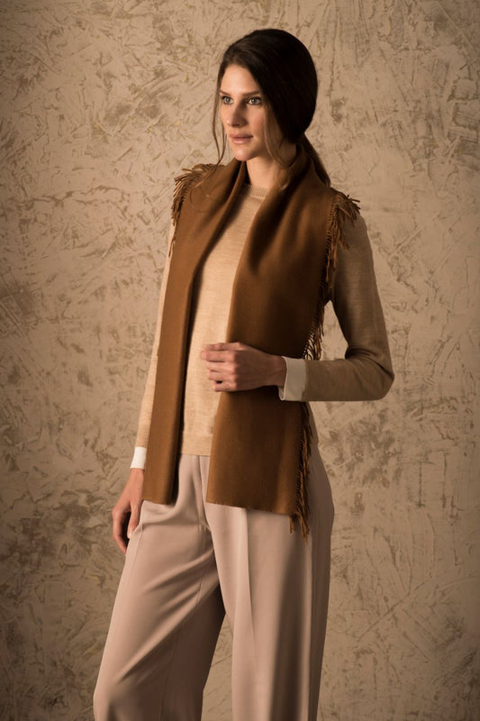 Birmania Bufanda Vicuña Color Camel