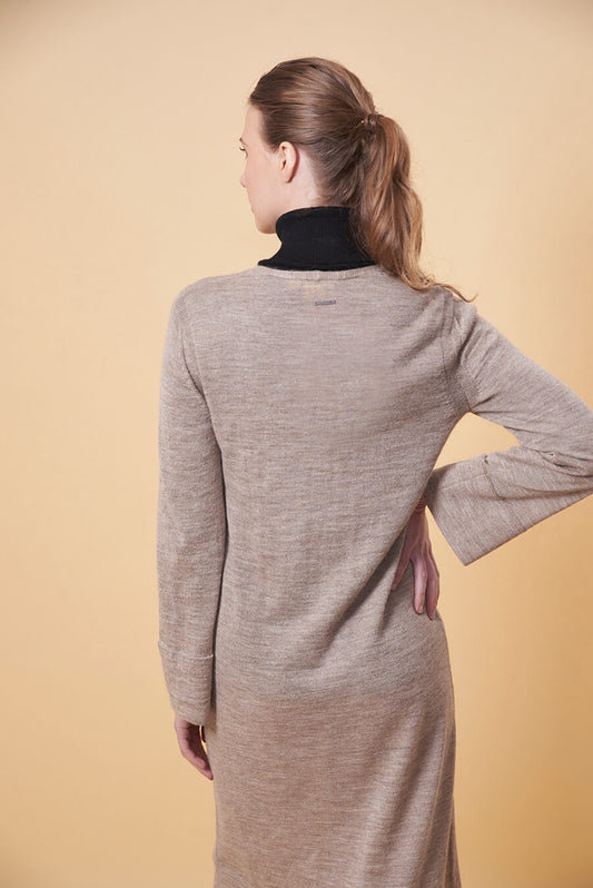 Vestido Uffizi Baby Alpaca Color Ajonjoli