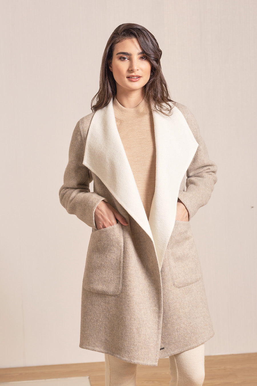 Vanucci Coat Baby Alpaca Color Sand