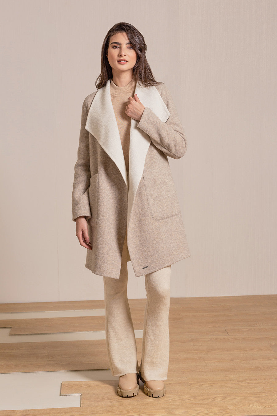 Vanucci Coat Baby Alpaca Color Sand